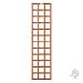 Elephant rechte trellis duurzaam hardhout FSC 550x1800mm met rechte latten RVS geschroefd