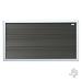 Elephant schutting Forte houtcomposiet FSC/GRS 40x1800x930mm halfhoog antraciet / aluminium kader