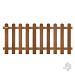 Elephant hek Classic Bangkirai hardhout 35x1800x800mm fijne ribbel / RVS geschroefd