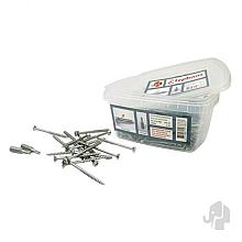 Elephant vlonderplank schroeven torx-plat RVS 4x50mm - 500 stuks in emmer >