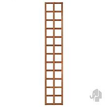 Elephant rechte trellis Almendrillo FSC hardhout 320x1800mm (14x30mm latten) RVS geschroefd >