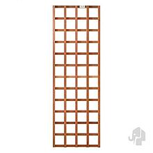 Elephant rechte trellis Almendrillo FSC hardhout 610x1800mm (14x30mm latten) RVS geschr. - ge-olied