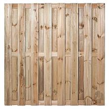 Elephant rechte schutting verduurzaamd Grenen FSC 47x1800x1800mm 15 planks 15mm / RVS