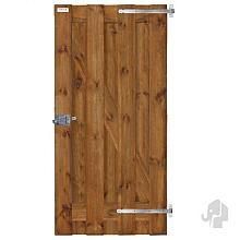 Elephant tuindeur bruin verduurzaamd Grenen FSC 47x1000x2000mm vlak incl beslagset 009236