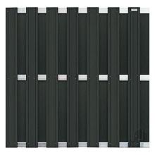 Elephant schutting Design houtcomposiet FSC/GRS 39x1800x1800mm antraciet met aluminium liggers