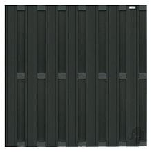 Elephant schutting Design houtcomposiet FSC/GRS 39x1800x1800mm antraciet met antraciet alu liggers