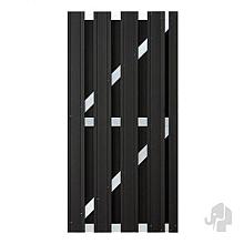 Elephant tuindeur Design houtcomposiet FSC/GRS 39x900x1800mm antraciet/alu incl krukken/slot/besl