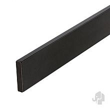 Elephant geassembleerde ligger aluminium 13x70x1800mm antraciet met gemonteerde kapjes