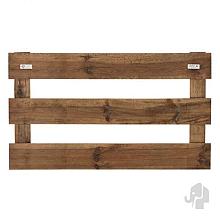 Elephant tuinhek bruin verduurzaamd Grenen FSC 30x1200x700mm met horizontale planken >