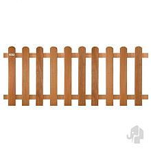 Elephant tuinhek Kempas FSC hardhout 35x1800x800mm fijne ribbel / RVS geschroefd