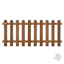 Elephant hek Classic Bangkirai hardhout 35x1800x800mm fijne ribbel / RVS geschroefd