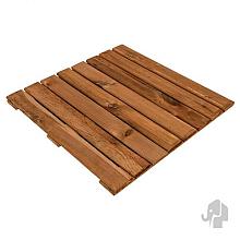 Elephant terrastegel bruin verduurzaamd Grenen FSC 22x500x500mm met vlak geschaafde planken