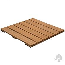 Elephant terrastegel duurzaam hardhout FSC 24x500x500mm met semi-ribbel profiel