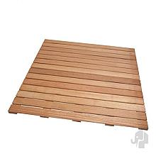 Elephant terrastegel Bangkirai hardhout 24x1000x1000mm met fijne ribbel profiel