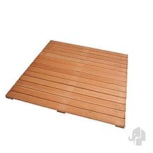 Elephant terrastegel Bangkirai hardhout 30x1000x1000mm met fijne ribbel profiel >