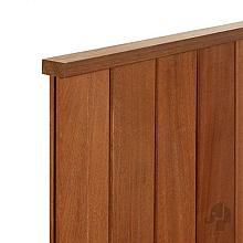 Elephant damwand profiel Angelim Vermelho hardhout 28x174(185)mm mes en groef