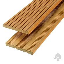 Elephant vlonderplank Almendrillo FSC hardhout  18x145mm groeven profiel / semi-ribbel - ge-olied