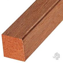 Elephant geschaafde balk duurzaam hardhout FSC 35x38mm gevingerlast / tbv onderconstructie terras