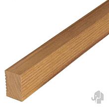 Elephant onderbalk Kapur hardhout 45x68mm geschaafd met groffe ribbel op brede zijde