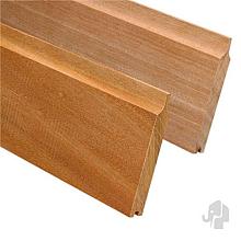 Elephant dubbel rabat profiel Bangkirai hardhout 21x138(145)mm met mes en groef