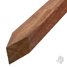 Elephant gezaagde piket paal duurzaam hardhout 40x40mm gepunt