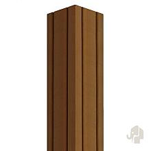 Elephant geschaafde paal Bangkirai hardhout 90x90mm 4-zijdig V-groeven en gepunt