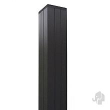 Elephant geassembleerde paal Modular/M&M aluminium 68x68x2700mm antraciet tbv schutting 200cm hoog